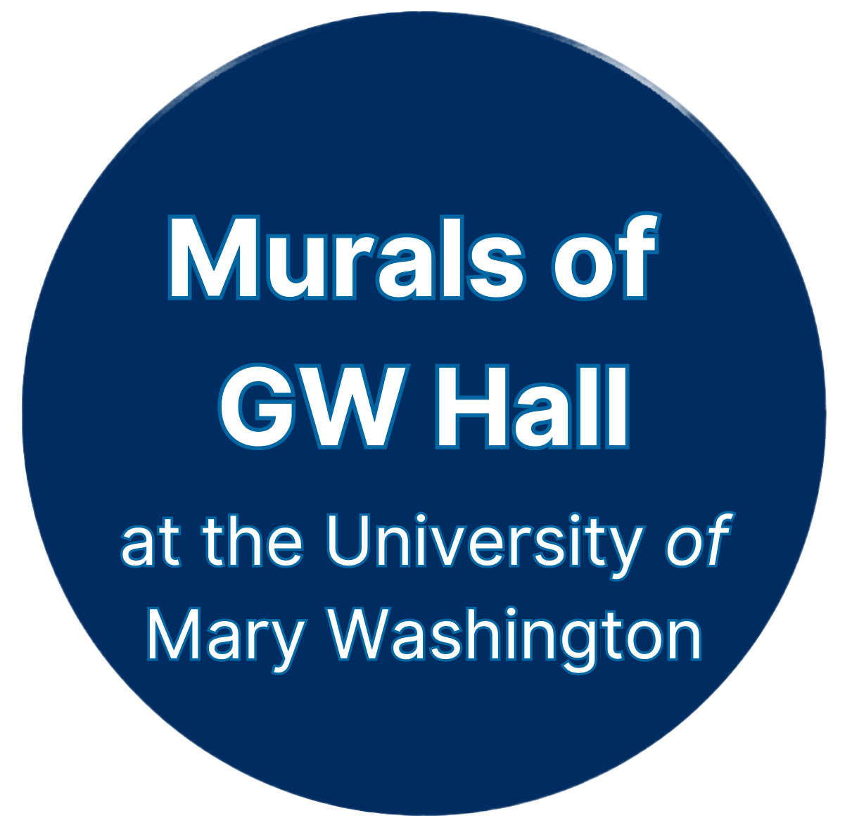 Murals of George Washington Hall at the University of Mary Washington